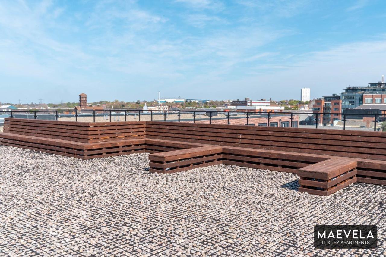 Maevela Apartments - Luxury Top Floor Penthouse - With Parking - 2 Bedroom New Build Apartment ✪ City Centre, Digbeth ✓ With Huge Patio Sliding Doors - City View - Rooftop Terrace - Ps4 & Smart Tv'S Бірмінгем Екстер'єр фото