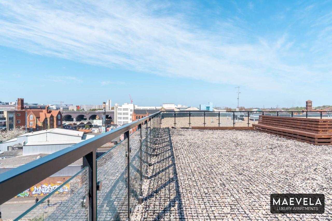 Maevela Apartments - Luxury Top Floor Penthouse - With Parking - 2 Bedroom New Build Apartment ✪ City Centre, Digbeth ✓ With Huge Patio Sliding Doors - City View - Rooftop Terrace - Ps4 & Smart Tv'S Бірмінгем Екстер'єр фото