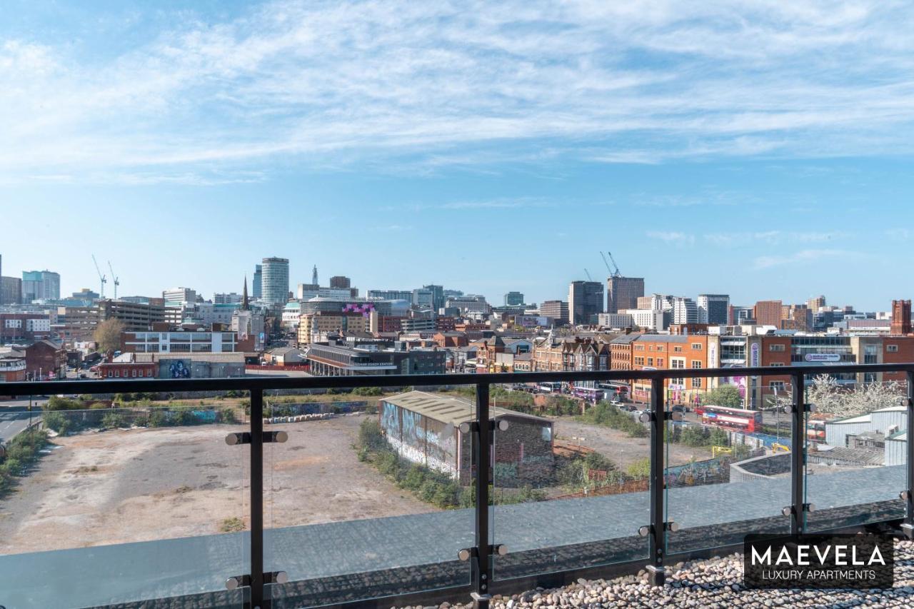 Maevela Apartments - Luxury Top Floor Penthouse - With Parking - 2 Bedroom New Build Apartment ✪ City Centre, Digbeth ✓ With Huge Patio Sliding Doors - City View - Rooftop Terrace - Ps4 & Smart Tv'S Бірмінгем Екстер'єр фото
