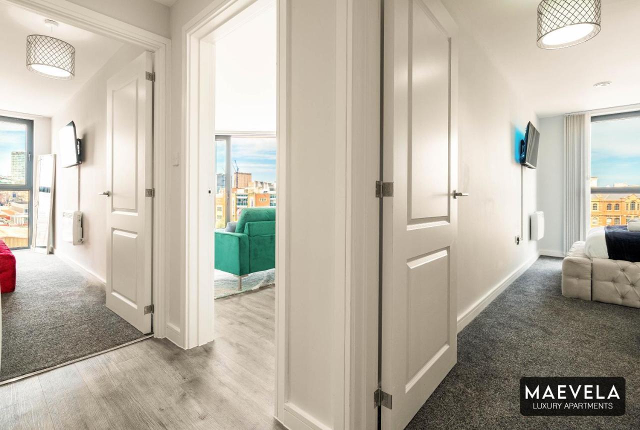 Maevela Apartments - Luxury Top Floor Penthouse - With Parking - 2 Bedroom New Build Apartment ✪ City Centre, Digbeth ✓ With Huge Patio Sliding Doors - City View - Rooftop Terrace - Ps4 & Smart Tv'S Бірмінгем Екстер'єр фото